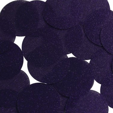 Round Sequin 15mm Deep Purple Metallic Sparkle Glitter Texture Couture Paillette