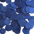 Round Sequin 15mm Royal Blue Metallic Sparkle Glitter Texture Couture Paillettes