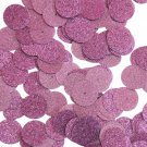 Round Sequin 15mm Pink Metallic Sparkle Glitter Texture Couture Paillettes