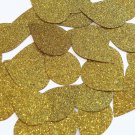Teardrop Sequin 1.5" Medium Gold Metallic Sparkle Glitter Texture Paillettes