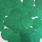 Round Sequin 40mm Green Metallic Sparkle Glitter Texture Couture Paillettes