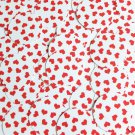 Round Sequin 30mm Red White Sweet Hearts Print Opaque Couture Paillettes