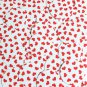 Round Sequin 30mm Red White Sweet Hearts Print Opaque Couture Paillettes