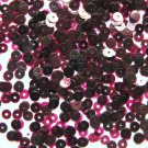 4mm Sequins Red Wine Burgundy Transparent See-Thru. Made in USA