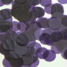 Round Sequin 15mm Purple Transparent Glossy Matte Duo Two Sided Paillettes