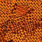 20mm Flat Round Sequin Paillettes Orange Prism Metallic. Made in USA