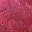 Round Sequin 40mm Deep Red Pink Metallic Sparkle Glitter Texture Paillettes