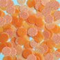 Round Sequin 15mm Light Orange Neon Fluorescent Sparkle Glitter Texture