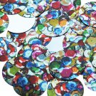 Round Sequin 1.5" Multicolor Sequined Mix Pattern Opaque
