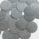 Round Sequin 40mm Platinum Gray Metallic Sparkle Glitter Texture Paillettes