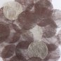 Round Sequin 40mm Chocolate Brown Silky Fiber Strand Fabric Couture Paillettes