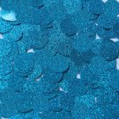 Round Sequin 15mm Dark Turquoise Blue Metallic Sparkle Glitter Texture Paillette