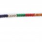 Sequin Trim 5mm cup Multi Jewel Color Shiny Metallic. 5 yards / 15' per pack