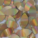 Sequin Navette Leaf 1.5" Gold Lazersheen Reflective Metallic. Made in USA