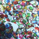 Oval Sequin 1.5" Multicolor Sequined Mix Pattern Metallic