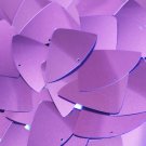 Sequin Fishscale Fin 1.5" Violet Purple Metallic. Made in USA