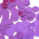 Round Sequin 15mm Purple Metallic Couture Paillettes
