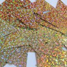 Sequin Triangle 30mm Gold Hologram Glitter Sparkle Metallic. Made in USA