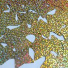 Sequin Star 4 Point 1.5" Gold Hologram Glitter Sparkle Metallic. Made in USA