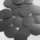 Round Sequin 40mm Black Matte Satin Metallic Couture Paillettes