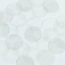 Crystal Clear Crackle Mosaic Sequin Round 30mm Couture Paillettes