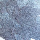 Sequin Navette Leaf 1.5" Denim Blue Jean Fabric Effect Opaque