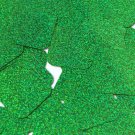 Sequin Square Diamond 1.5" Green Sparkle Glitter Metallic. Made in USA