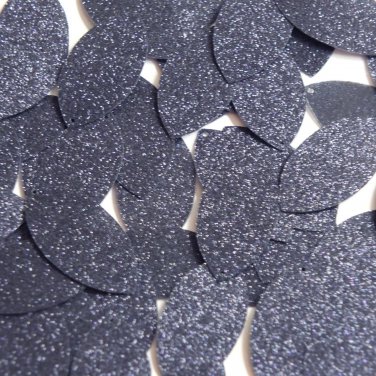 Navette Leaf Sequin 1.5" Midnight Blue Metallic Sparkle Glitter Texture Paillete