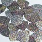 Shield Sequin 1.5" Silver Hologram Glitter Sparkle Metallic Couture Paillettes