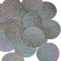 Round Sequin 2" Silver Hologram Glitter Sparkle Metallic Couture Paillettes
