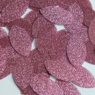 Navette Leaf Sequin 1.5" Pink Metallic Sparkle Glitter Texture Paillettes