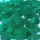 Round Sequin 15mm Green Metallic Sparkle Glitter Texture Couture Paillettes