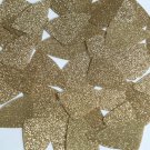 Fishscale Fin Sequin 1.5" Light Gold Metallic Sparkle Glitter Texture Paillettes