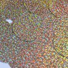 Sequin Round 70mm No hole Gold Hologram Glitter Sparkle Metallic. Made in USA