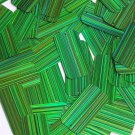 Green Sequins City Lights Rectangle 1.5 inch Reflective Couture Paillettes
