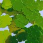 Sequin Flower 1" / 25mm Lime Green Metallic Fluorescent. Made in USA