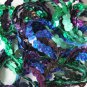 8mm Sequin Trim Sampler Pack. 10 (12") pieces. Colors: Blue Green Purple Teal