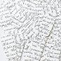 Sequin Rectangle 1.5" Black White Midsummer Night's Dream Shakespeare Script