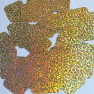 Sequin Square 30mm Gold Hologram Glitter Sparkle Metallic. Made in USA