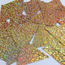 Sequin Triangle 40mm Gold Hologram Glitter Sparkle Metallic. Made in USA