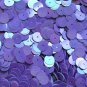 8mm Flat Sequins Purple Rainbow Iris Shiny Opaque