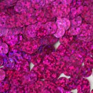10mm Flat Sequins Fuchsia Pink Hologram Glitter Sparkle Metallic