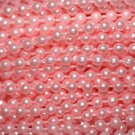 Pink Pearl Beads 2.5mm Molded on Thread Fused to string 120 inches (10')