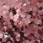 5mm Flat SEQUIN PAILLETTES ~ PINK Metallic ~ Round Disc ~ Made in USA.
