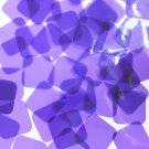 Sequin 30mm Square Shape Vinyl Go Go Trans Purple. Made in USA