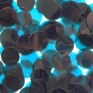 20mm Sequins Bright Capri Blue Transparent See-Thru. Made in USA