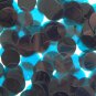 20mm Sequins Bright Capri Blue Transparent See-Thru. Made in USA