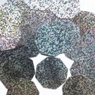 Silver Hologram Multi Reflective Sequins 30mm Octagon Large Couture Paillettes