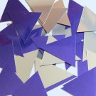 Sequin Pennant 40mm Purple Silver Metallic Couture Paillettes. Made in USA.