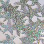 Starfish Sequin Top Hole 1.5" Silver Hologram Glitter Sparkle Metallic Paillette